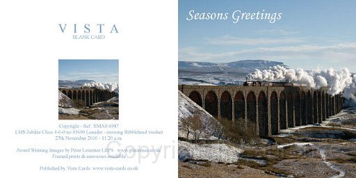 IMG_6987xmas.jpg - Leander Crossing Ribblehead - Ref 6987XMAS